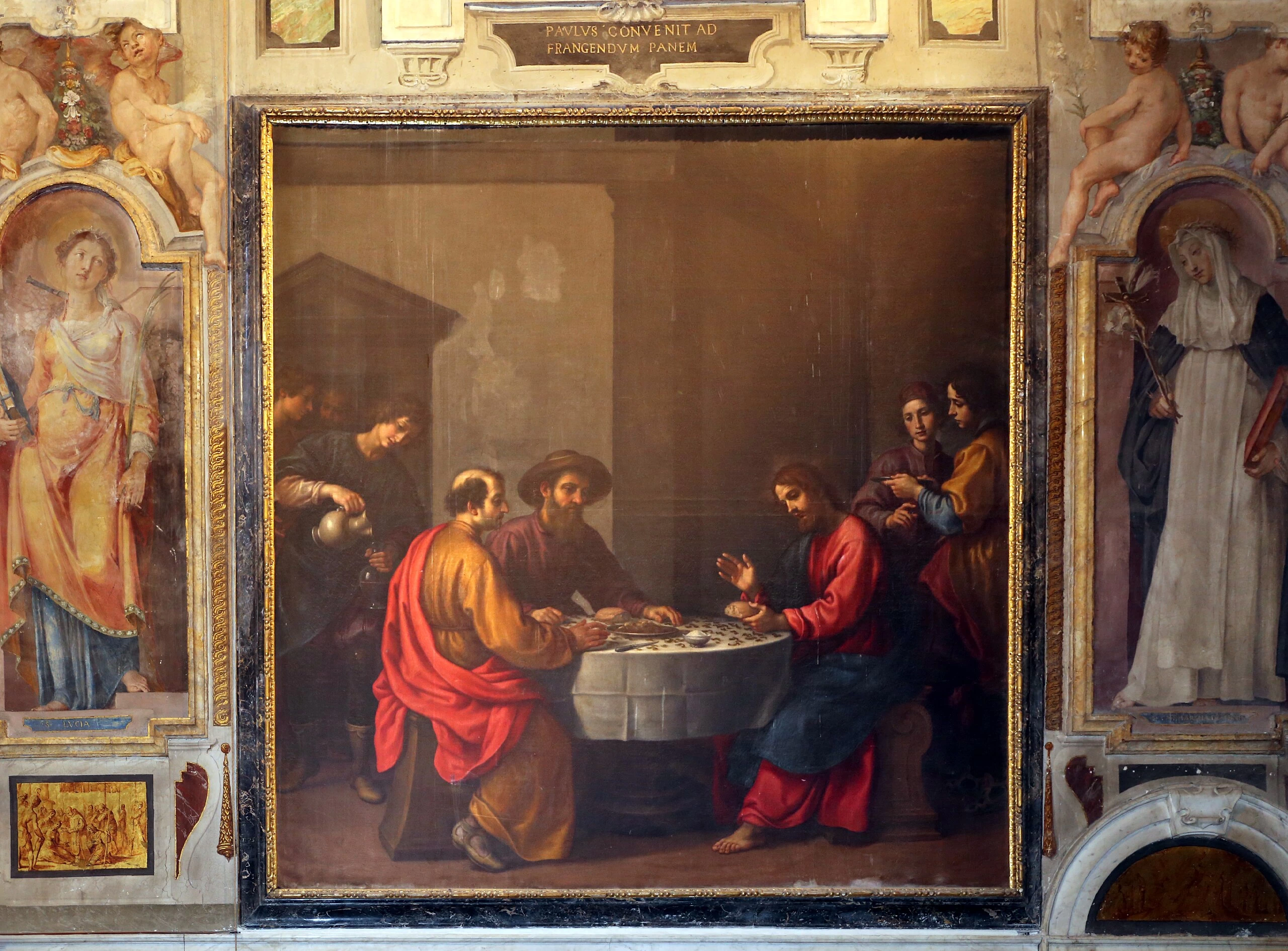 La cena di Emmaus - Cappella Serragli in San Marco, Firenze